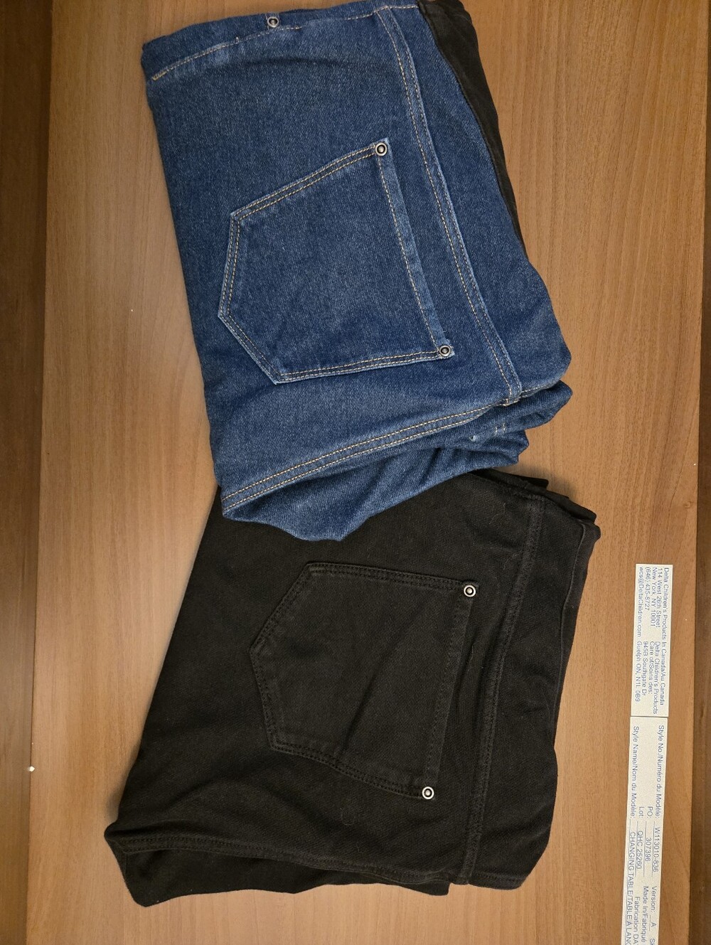 Time and Tru 2 Maternity Jeggings Blue, Black, Wide Leg